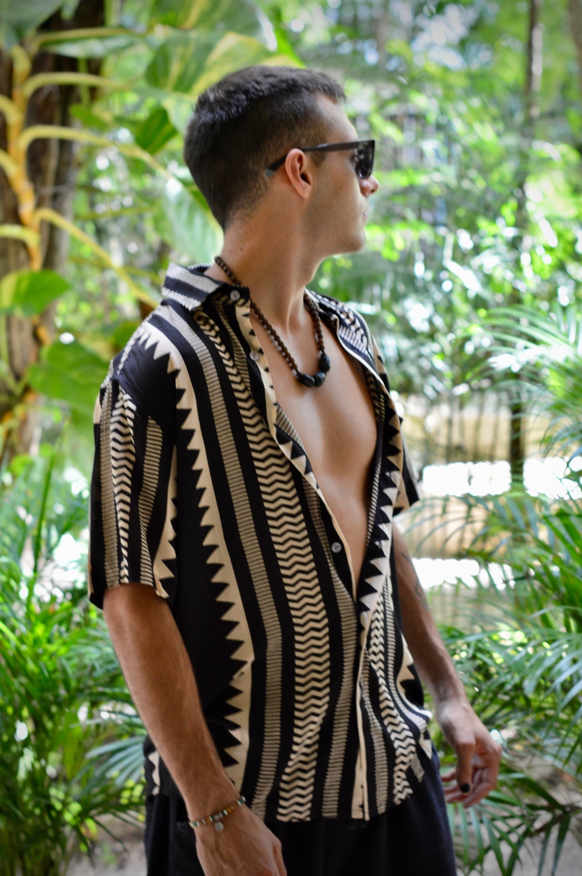 Boho Rayon Shirt for Men – MÁLAGA