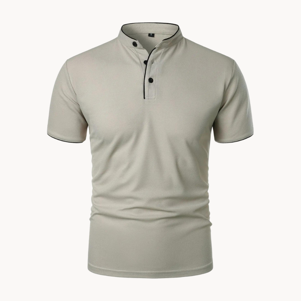Alejandro | Polo de Punto Texturizado para Hombre con Cuello Oficial 2