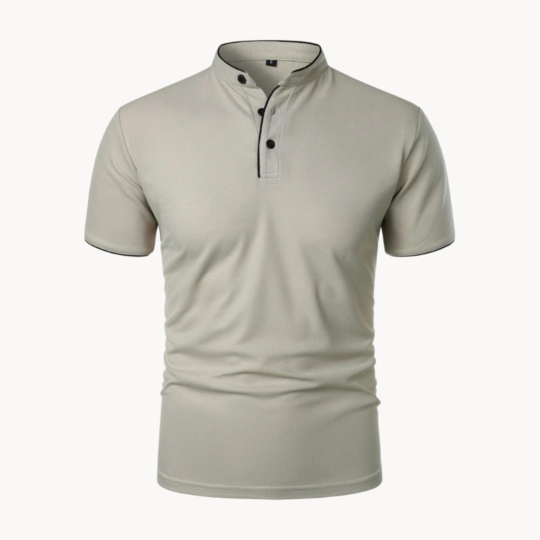 Alejandro | Polo de Punto Texturizado para Hombre con Cuello Oficial 2