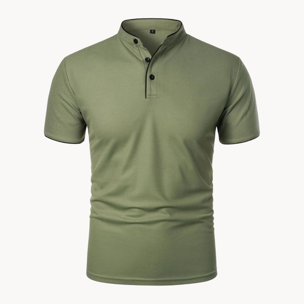 Alejandro | Polo de Punto Texturizado para Hombre con Cuello Oficial 3