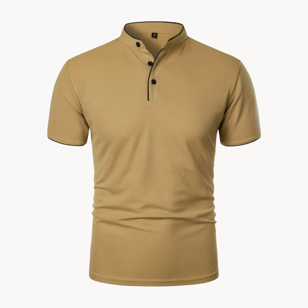 Alejandro | Polo de Punto Texturizado para Hombre con Cuello Oficial 4