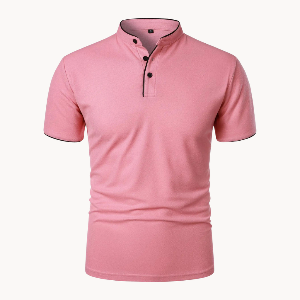 Alejandro | Polo de Punto Texturizado para Hombre con Cuello Oficial 5