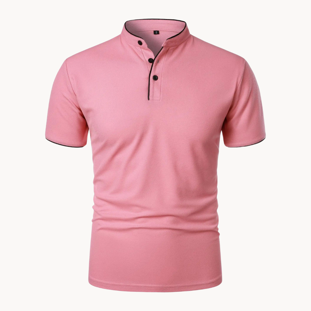 Alejandro | Polo de Punto Texturizado para Hombre con Cuello Oficial 5