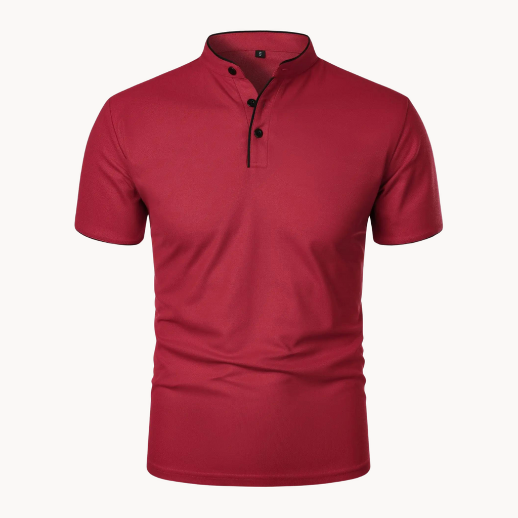 Alejandro | Polo de Punto Texturizado para Hombre con Cuello Oficial 7