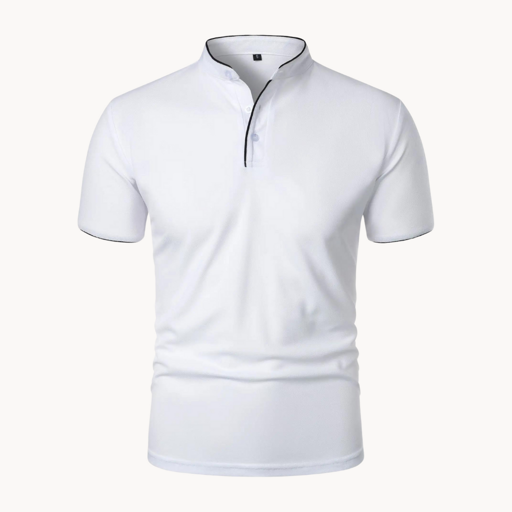 Alejandro | Polo de Punto Texturizado para Hombre con Cuello Oficial 8