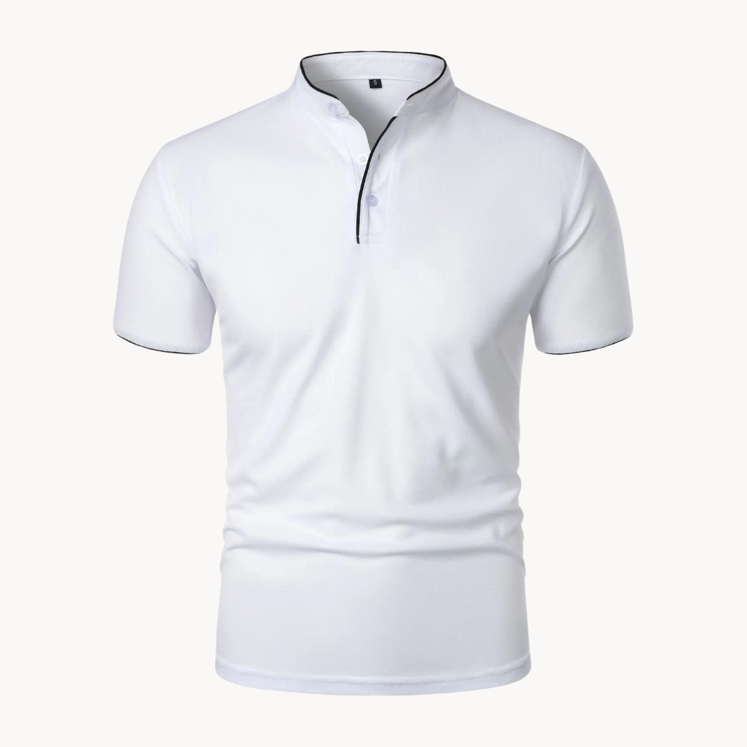 Alejandro | Polo de Punto Texturizado para Hombre con Cuello Oficial 8