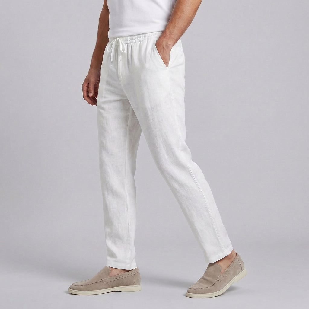 Andrés | Pantalón Casual de Lino para Hombre con Corte Amplio 1