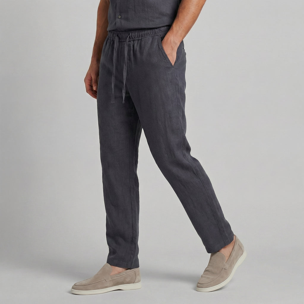 Andrés | Pantalón Casual de Lino para Hombre con Corte Amplio 3