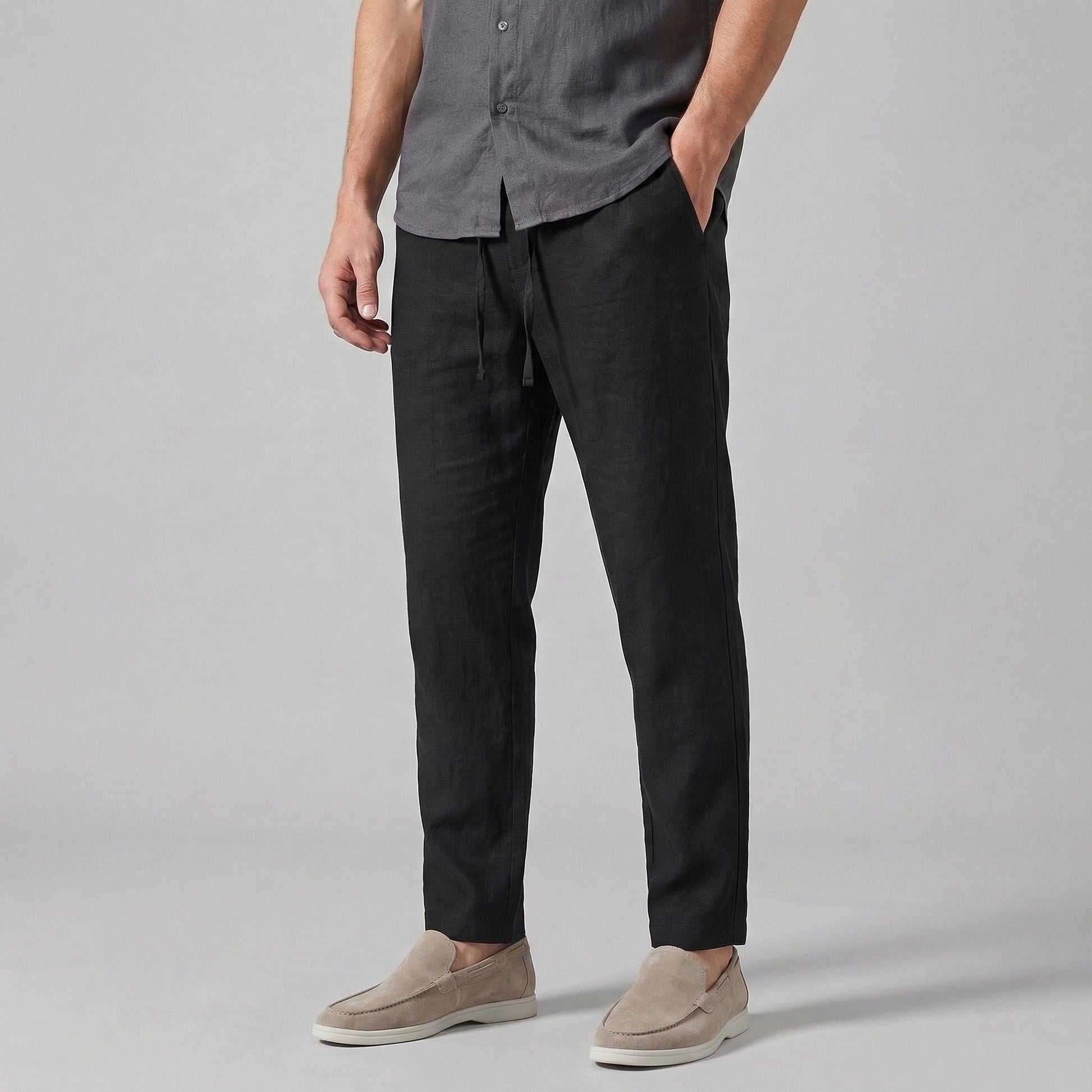 Andrés | Pantalón Casual de Lino para Hombre con Corte Amplio 5