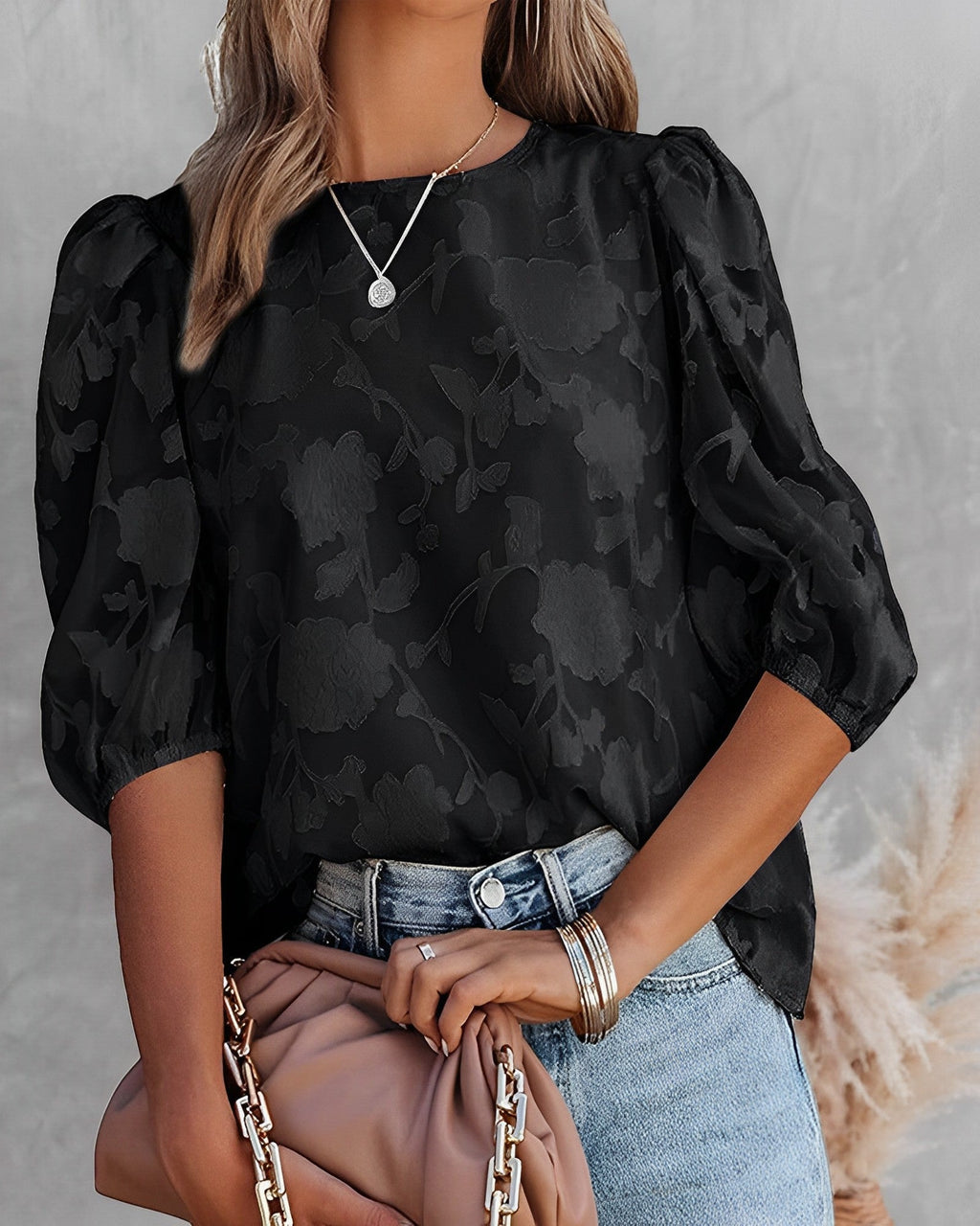 Claudia | Blusa Elegante con Estampado Floral para Mujer 9