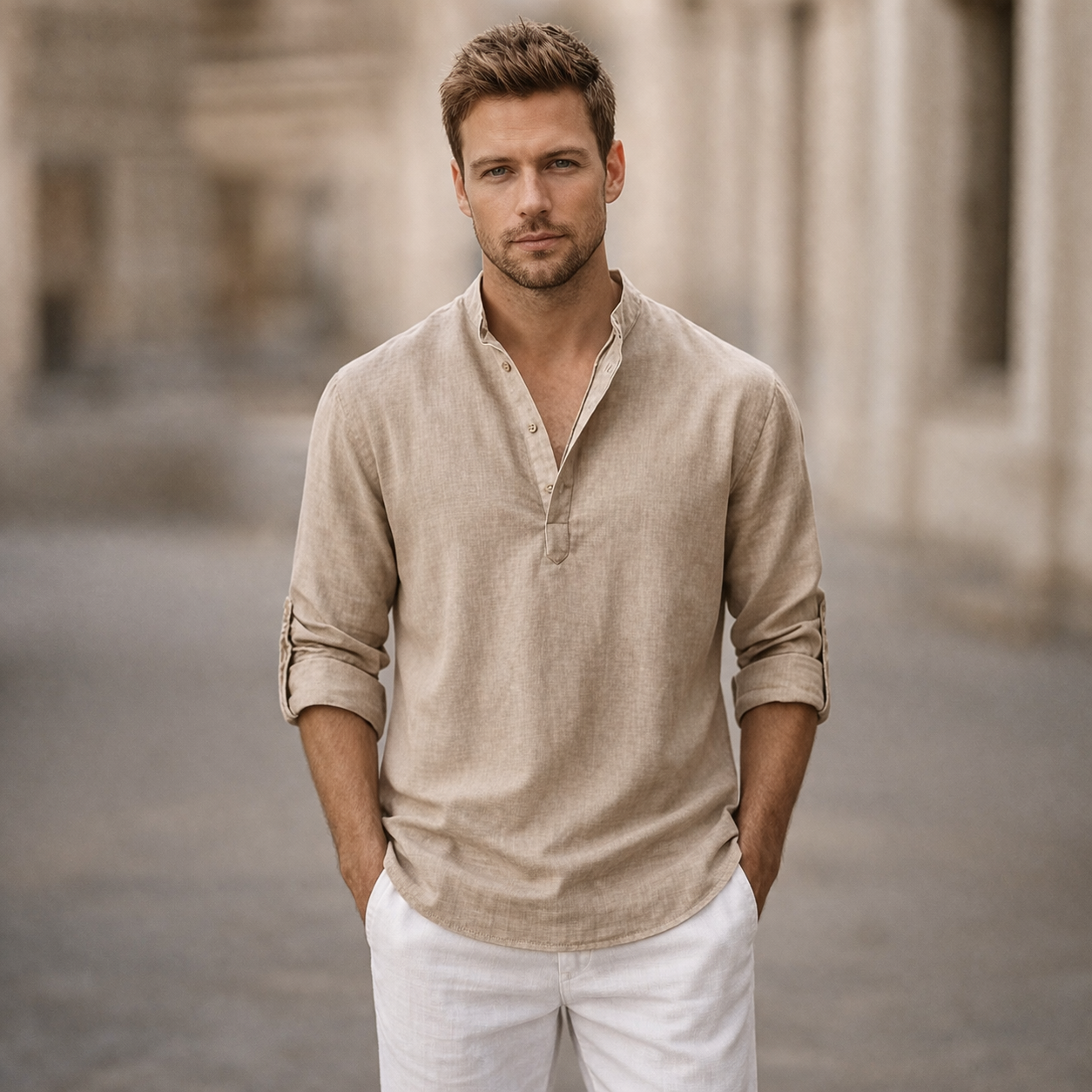 Diego | Camisa Holgada Transpirable para Hombre 1