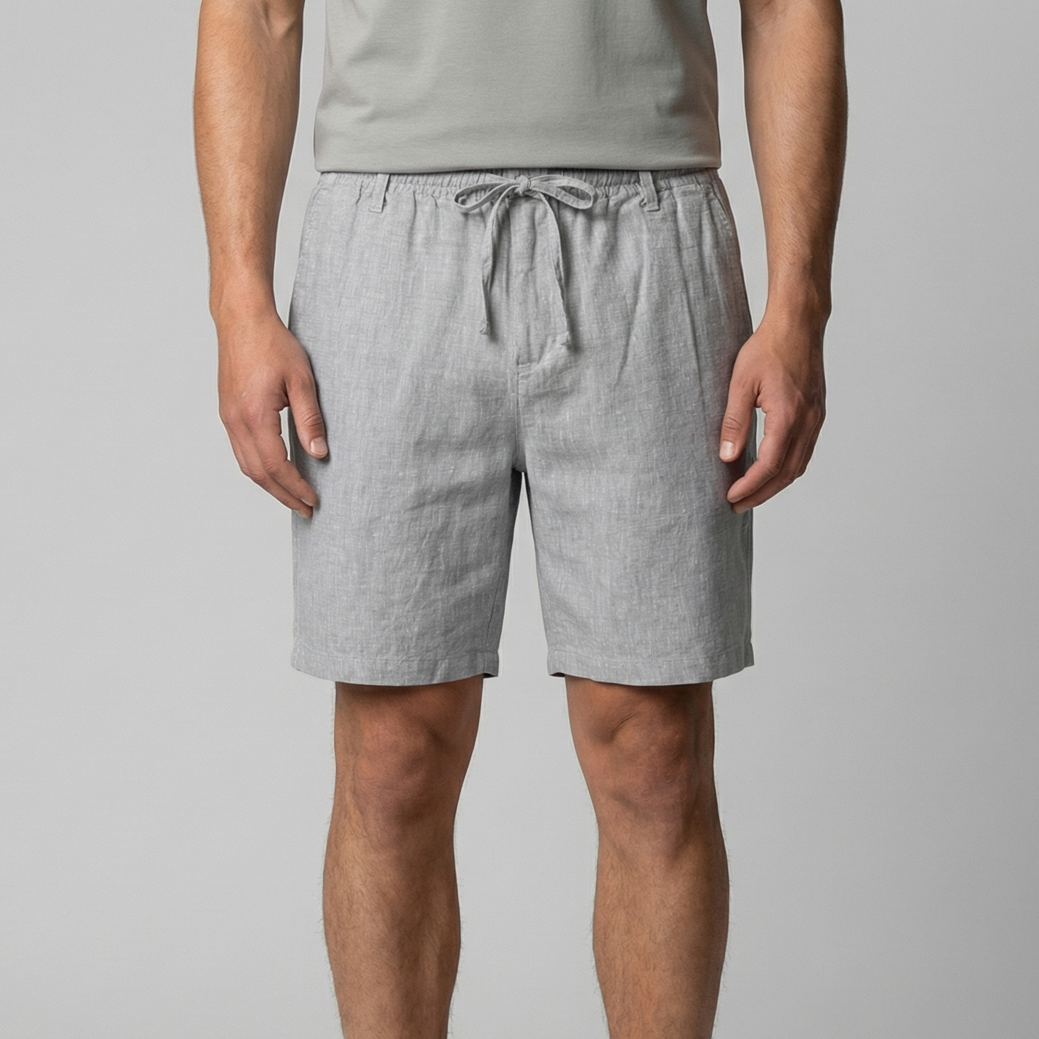 Diego | Pantalones Cortos de Lino para Hombre con Estilo Casual 11