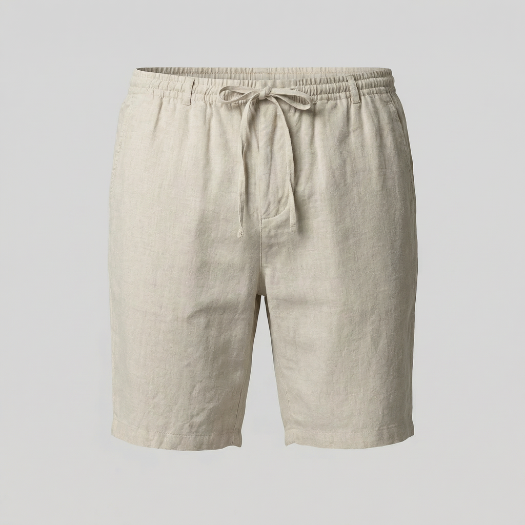 Diego | Pantalones Cortos de Lino para Hombre con Estilo Casual 4