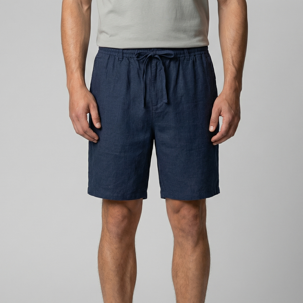 Diego | Pantalones Cortos de Lino para Hombre con Estilo Casual 5