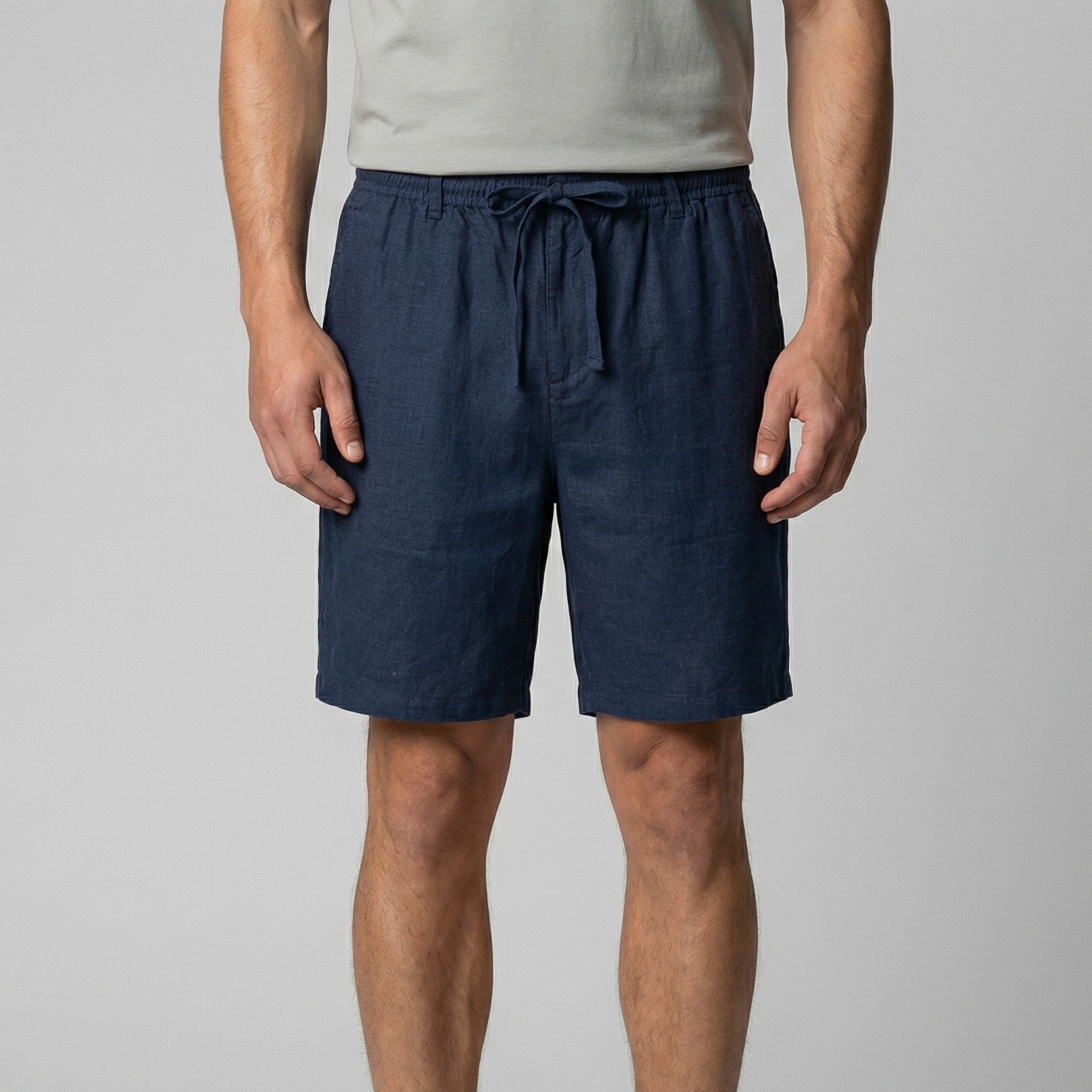 Diego | Pantalones Cortos de Lino para Hombre con Estilo Casual 5