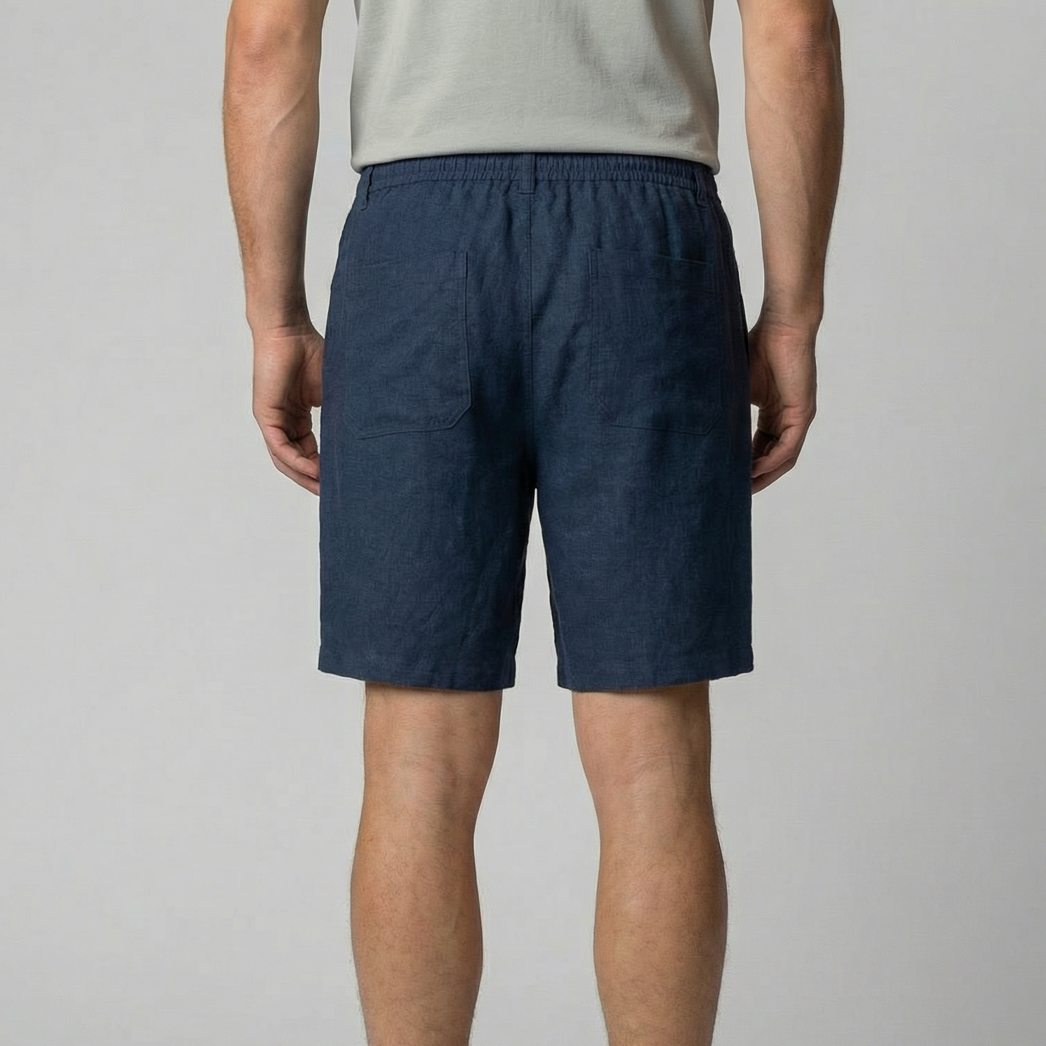Diego | Pantalones Cortos de Lino para Hombre con Estilo Casual 6