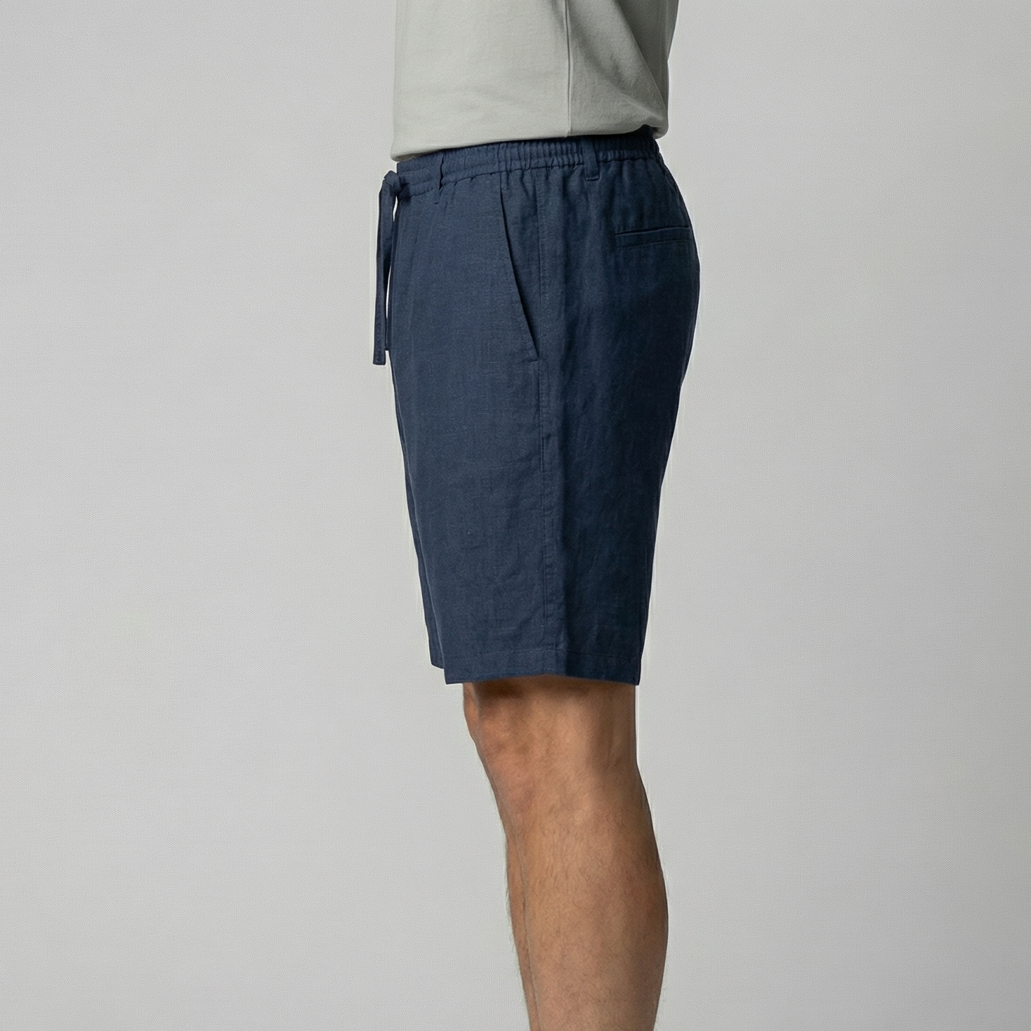 Diego | Pantalones Cortos de Lino para Hombre con Estilo Casual 7
