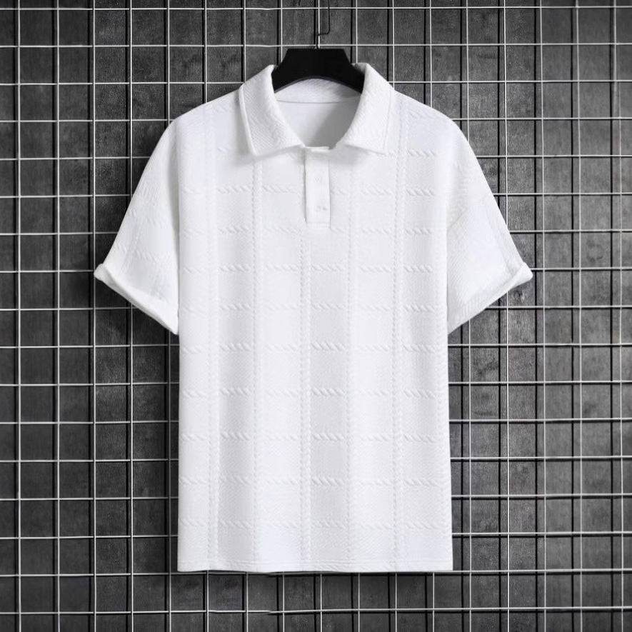 Diego | Polo de Punto de Verano para Hombre con Textura Elegante 1