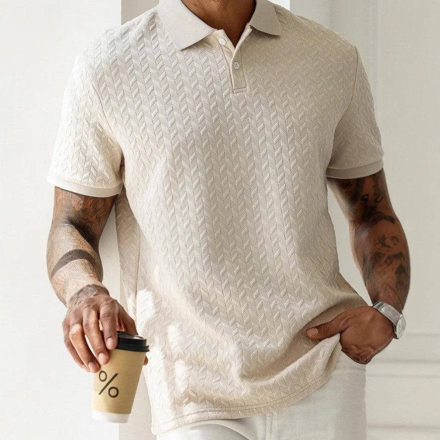 Diego | Polo de Punto de Verano para Hombre con Textura Elegante 4
