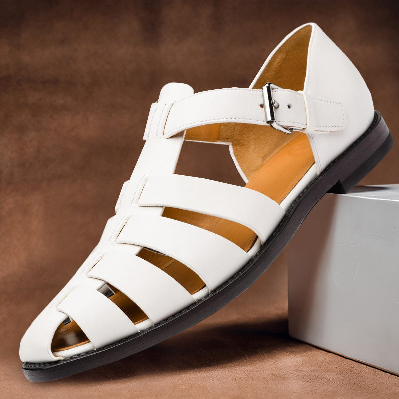 Ethan | Elegantes Sandalias de Cuero Premium para Hombre 0