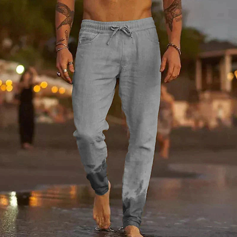 Ethan | Frescos Pantalones de Lino Versátiles para Hombre 1