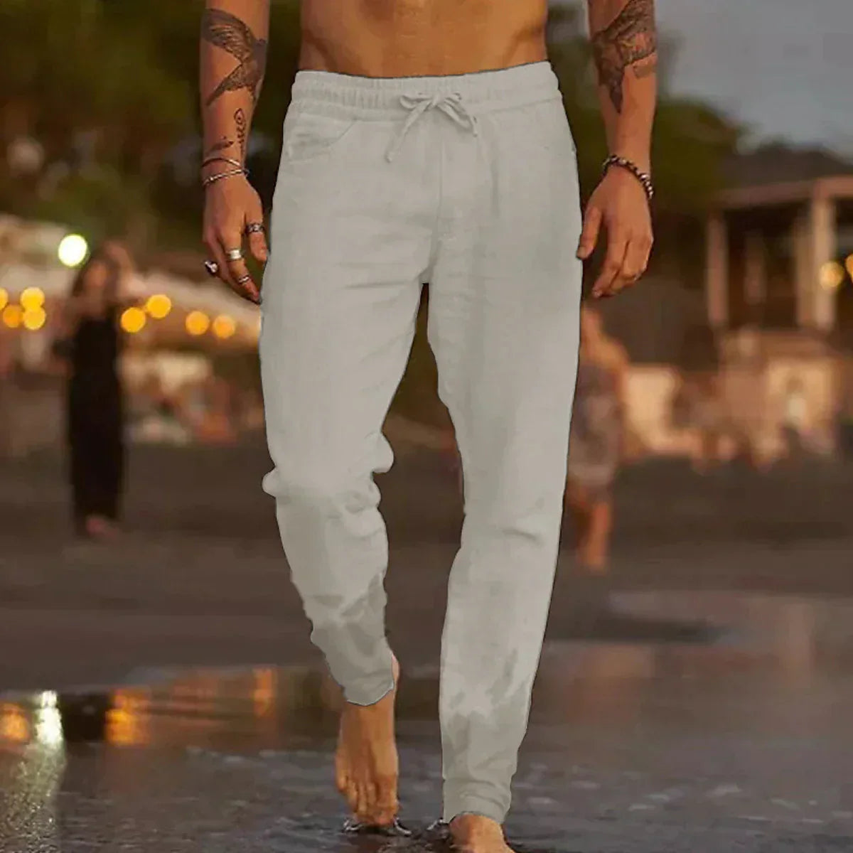 Ethan | Frescos Pantalones de Lino Versátiles para Hombre 2