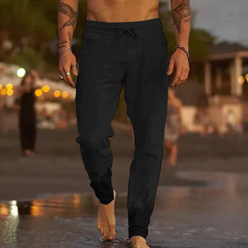 Ethan | Frescos Pantalones de Lino Versátiles para Hombre 3