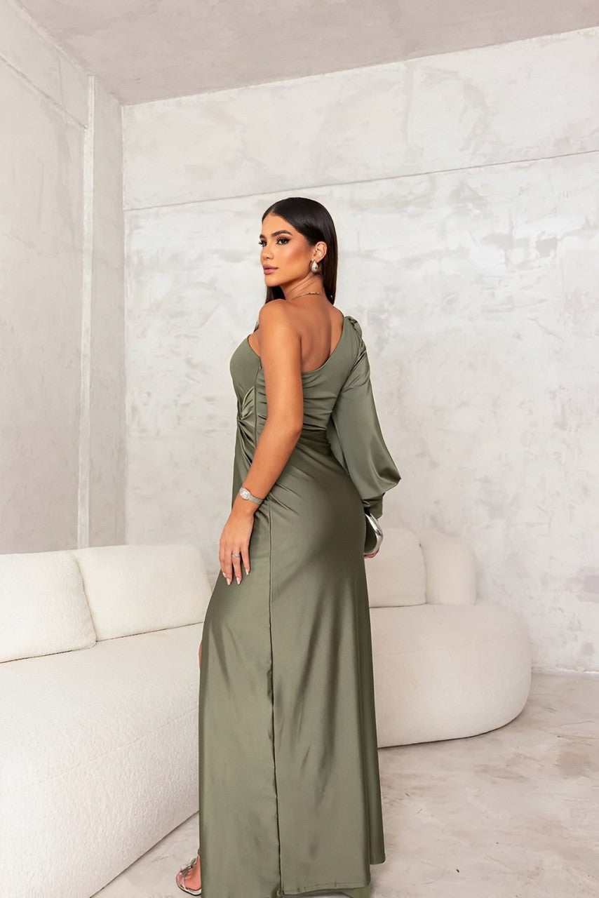 Florencia | Vestido Elegante Larga con Estampado Floral y Escote en V | Diseño Sofisticado para Eventos Formales 5