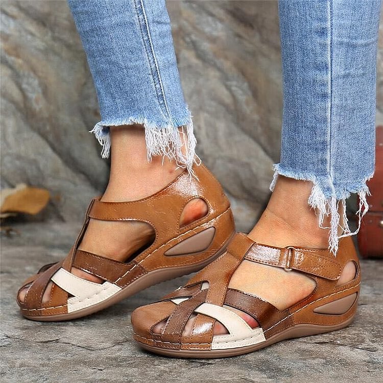 Samantha | Sandalias Ortopédicas Transpirables con Cuña 3