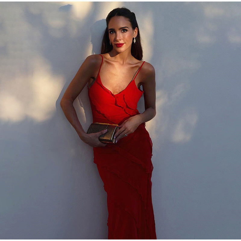 Sofia | Elegante Vestido Largo con Volantes 5