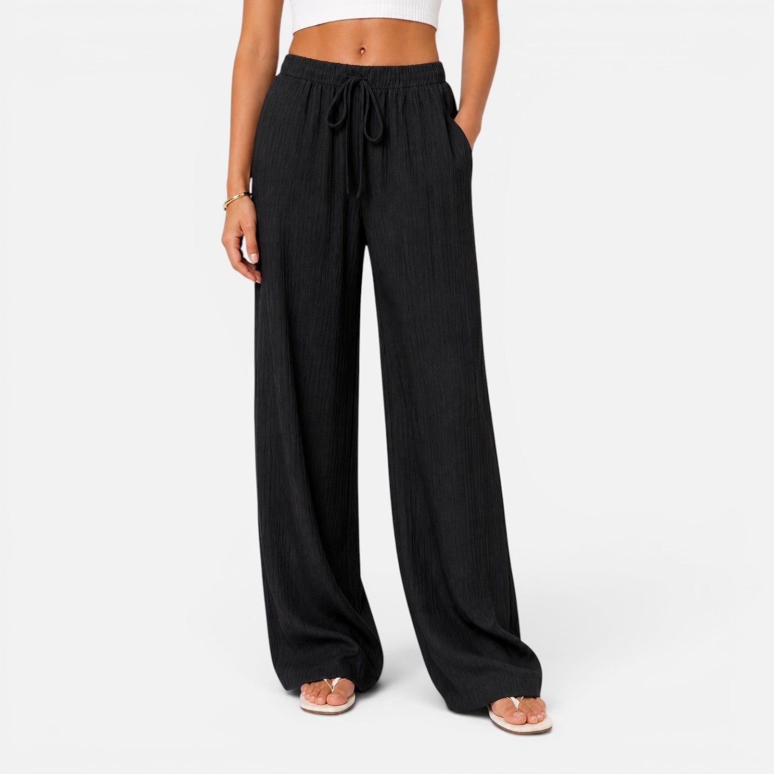 Sofía | Pantalón Palazzo Ajustable para Mujer con Cintura Elástica 7