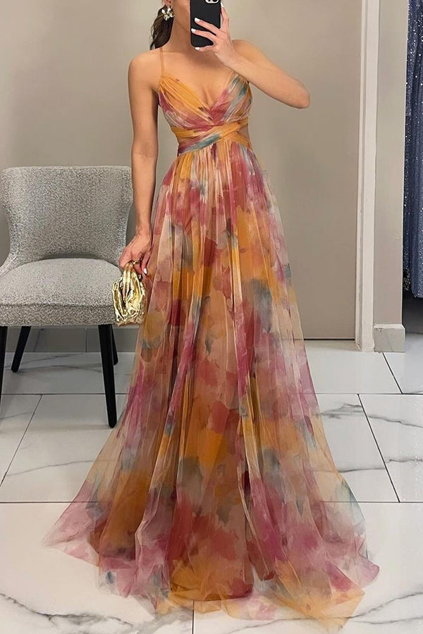 Vestido Largo Floral Elegante con Caída Fluida | Diseño Romántico para Mujer 4