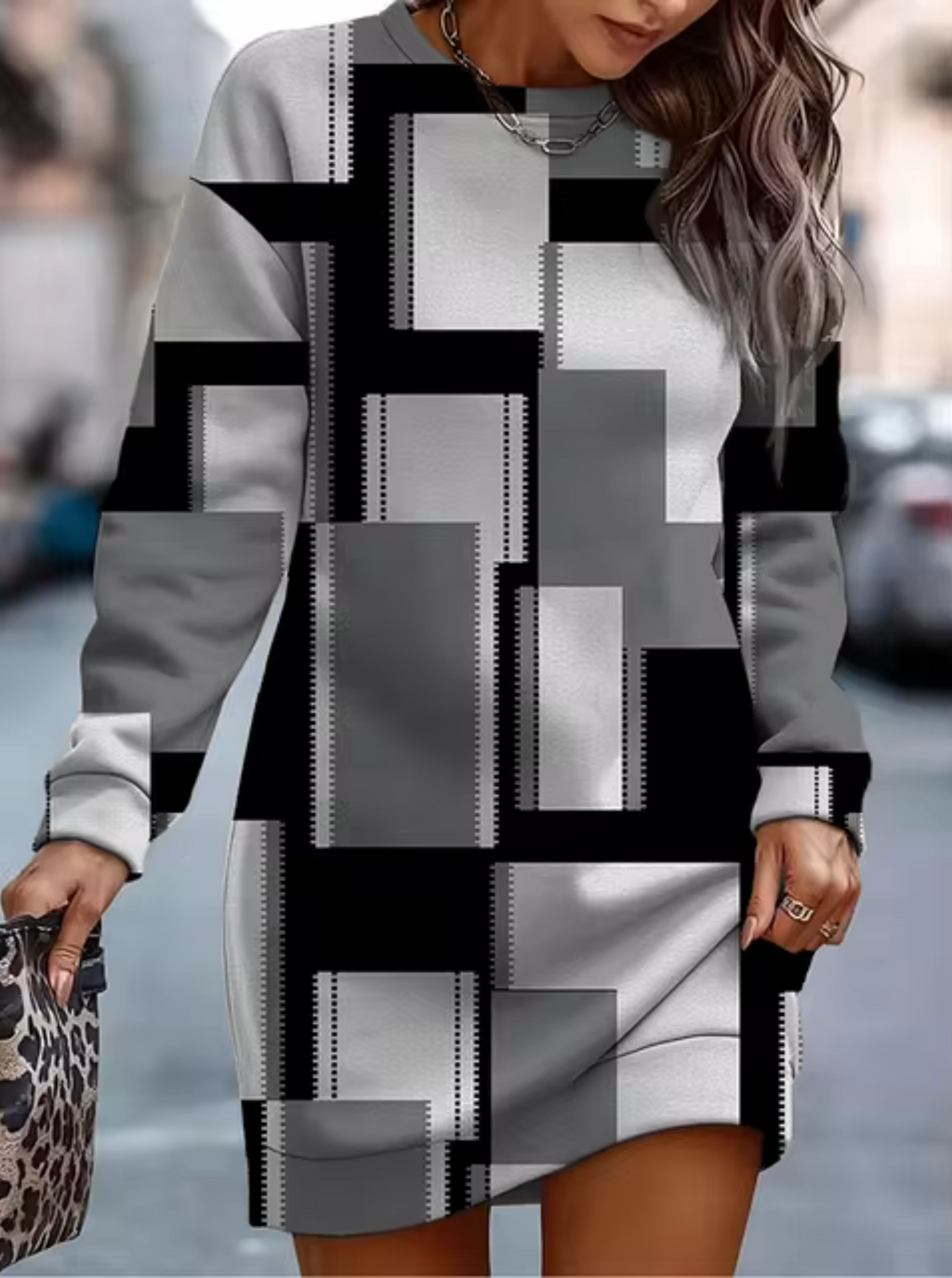 Vestido Mujer | Sudadera Casual con Diseño Moderno | Comodidad y Estilo Urbano 4