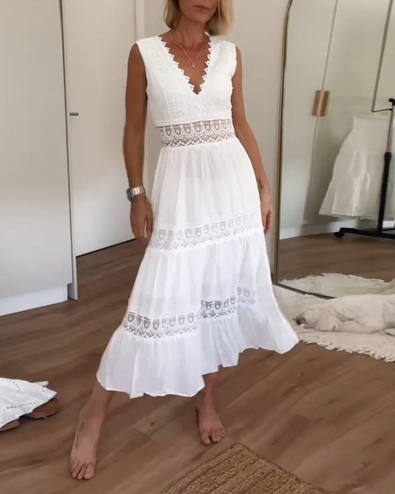 Vestidos Largos Mujer | Vestido Largo Boho con Diseño Fluido | Ideal para Verano y Comodidad 0