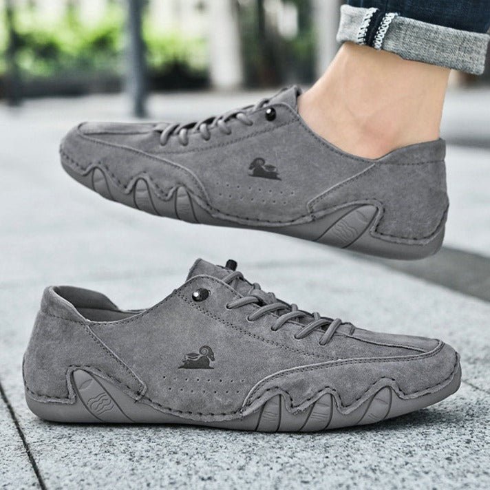 Ethan | Elegantes Zapatillas Hombre de Cuero Barefoot Flexibles - Noa Lagos
