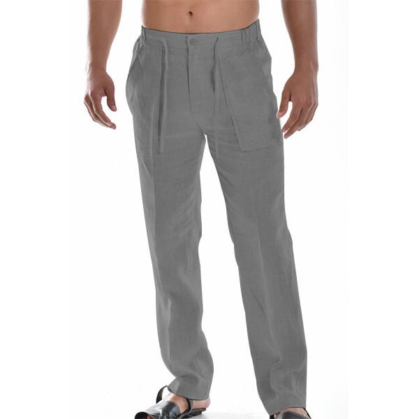 Ethan | Pantalones Ligeros Rectos con Pliegues Sutiles - Noa Lagos