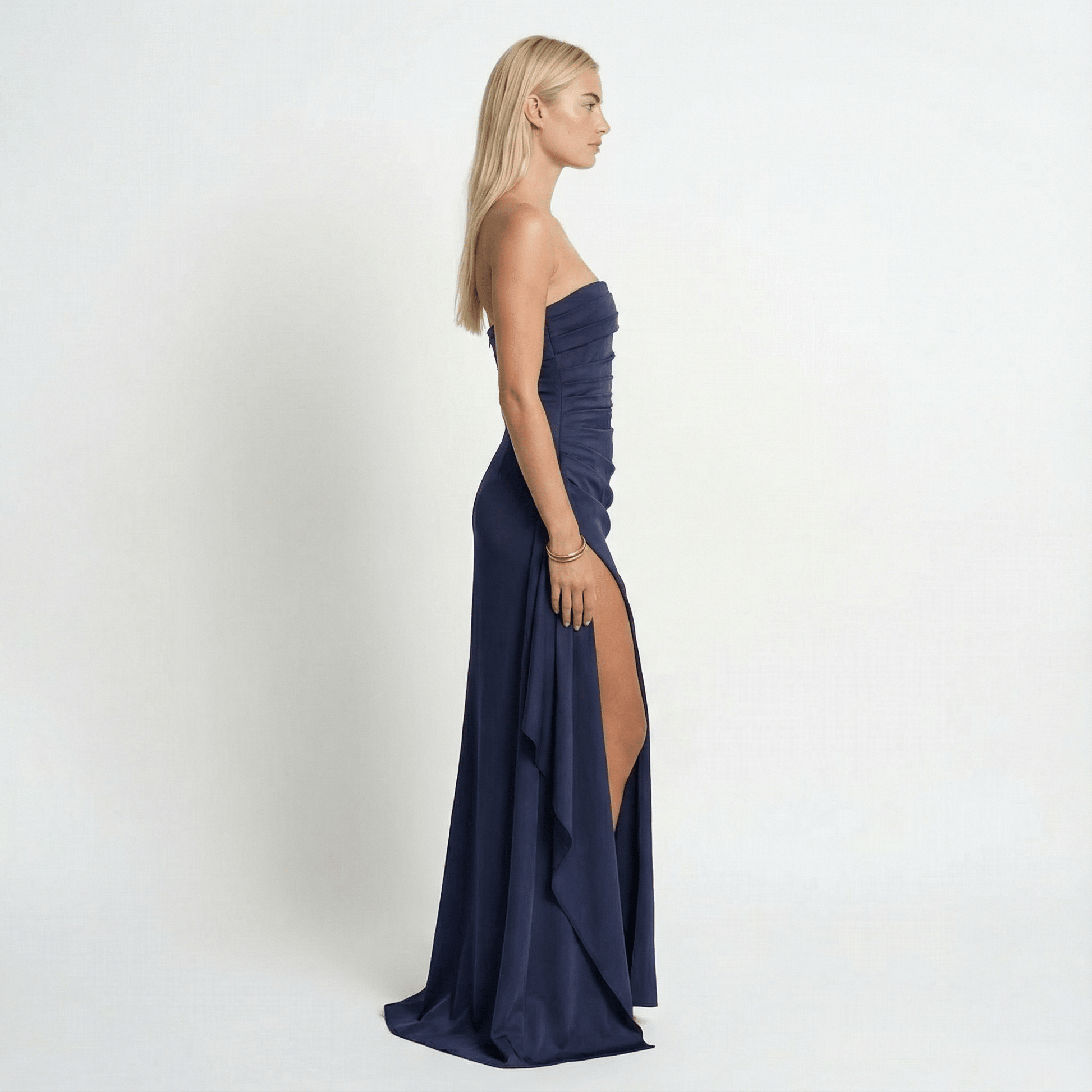 Luz de Luna | Elegante Vestido Largo Mujer Con Hombros Descubiertos - Noa Lagos