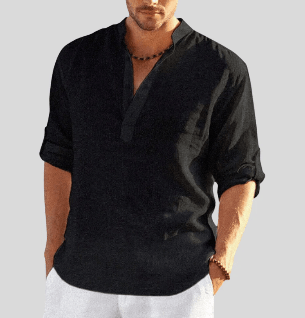 MATEO – Camisa de lino transpirable y elegante para hombre - Noa Lagos