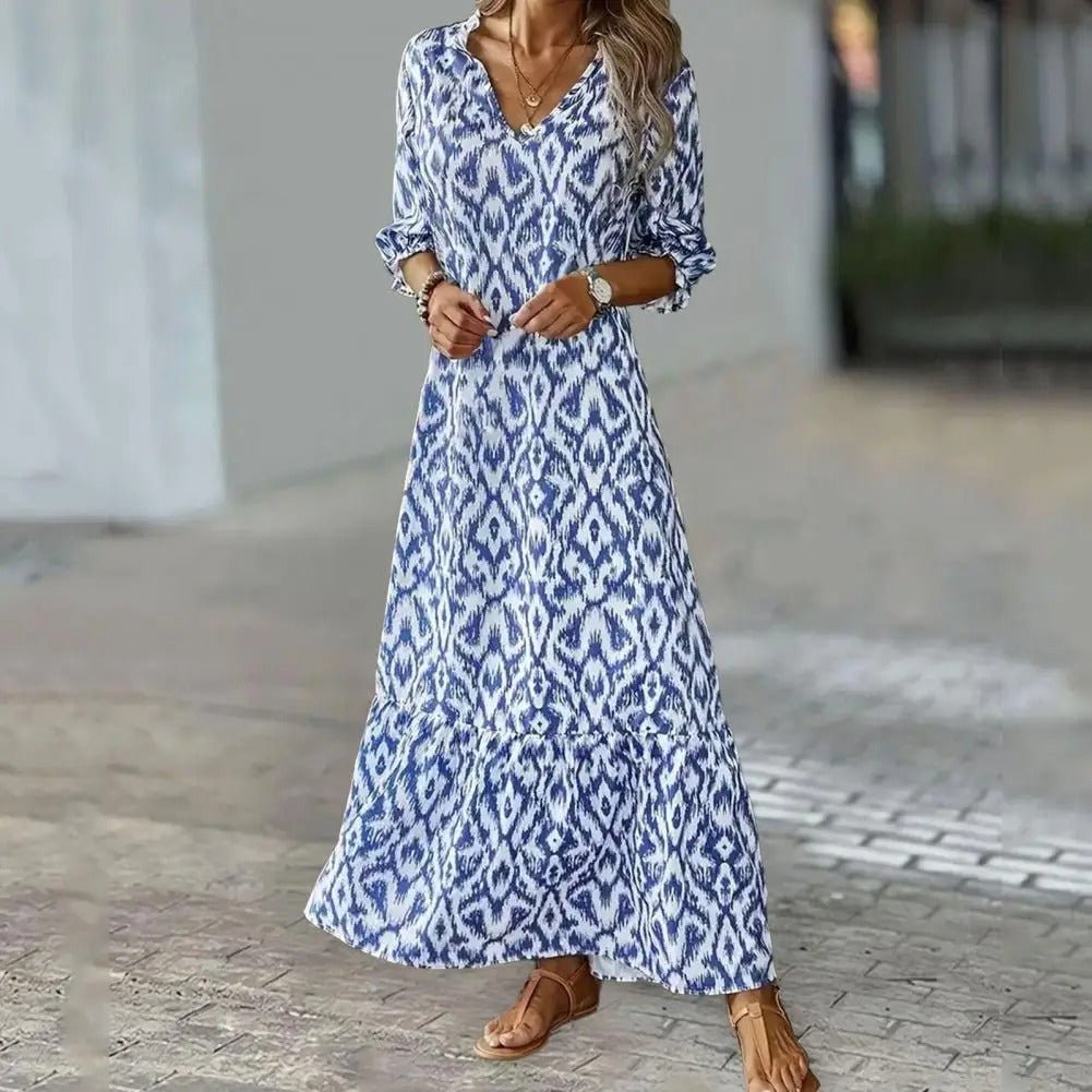 Mia | Elegante Vestido de Verano con Escote en V - Noa Lagos