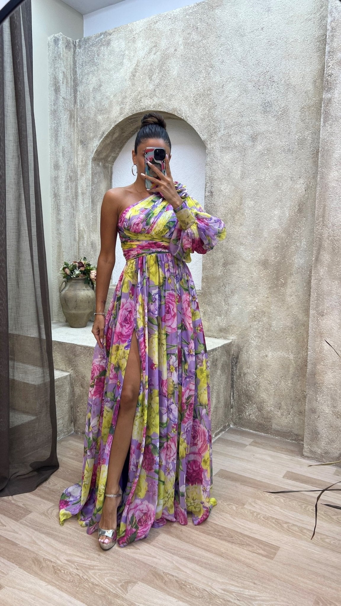 Sofia | Elegante Vestido Maxi Fiesta de Verano Hombro Descubierto - Noa Lagos