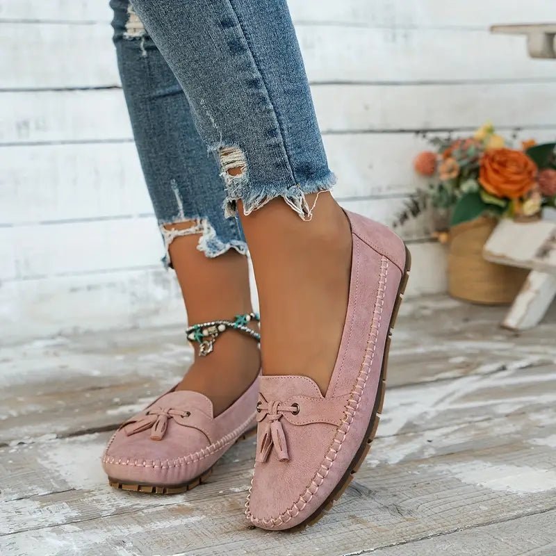 Sofía | Mocasines Clásicos de Mujer con Acento de Borla y Comodidad Optimal - Noa Lagos