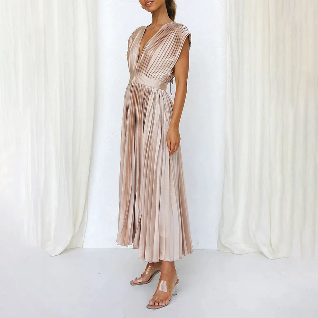 Sofia | Vestido de Mujer Largo Plisado - Noa Lagos