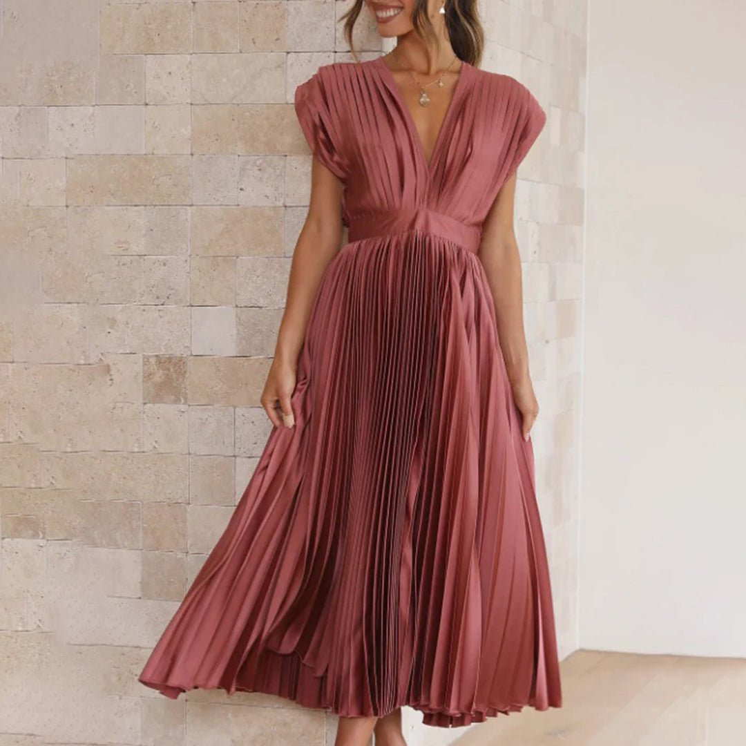 Sofia | Vestido de Mujer Largo Plisado - Noa Lagos