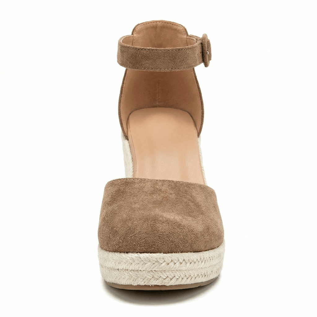 VeranoLuxe | Elegantes Comodas Sandalias Mujer de Alpargata con Cuña - Noa Lagos